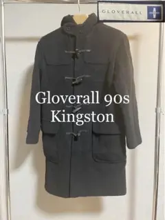 Gloverall ダッフルコート 90s ヘリンボーン ブラック