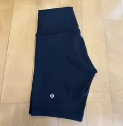 ルルレモン ブラック バイカーショーツ ショートレギンス サイズ8