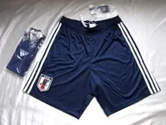アディダス サッカー日本代表 ショーツ ソックスセット紺(M)25-27★正規品