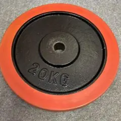 ラバーバーベルプレート 20kg 28㎜　②