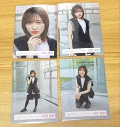 make or break MV衣装　黒　松田里奈　4種コンプ　生写真　櫻坂46
