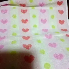 Se chérir ガーゼタオル ハート柄