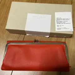carre royal paris カレロワイヤル オレンジ がま口長財布
