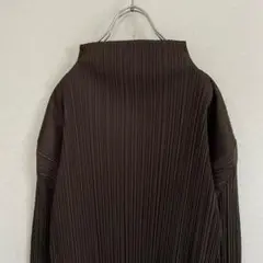 PLEAT PLEASE プリーツプリーズ トップス 長袖 ブラウン