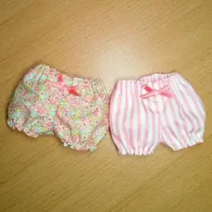 メルちゃんはなちゃん用　ぷっくりパンツ２枚セット(54)