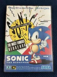 メガドライブ ソニックザヘッジホッグ ソフト 箱あり説明書なし