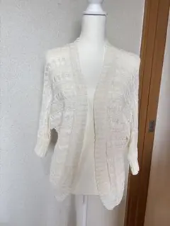 七部袖カーデガン