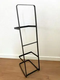 【未使用品】書籍用スチールラック マットブラック