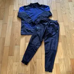 Mizuno ピステ 青/黒 長袖パンツセット160