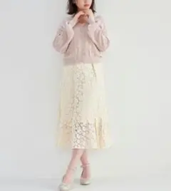 裏地つき マーメイドスカート