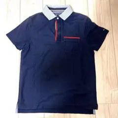 TOMMY HILFIGER ネイビー ポロシャツ 胸ポケット