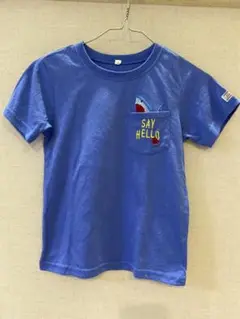 美品　Tシャツ ブルー　130cm