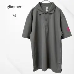グリマー　ポロシャツ　グレー　M ポリエステル　ストレッチ　カジュアル　ラフ着