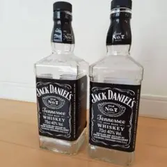 Jack Daniel's 空き瓶 700ml 2本セット