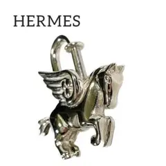 HERMES エルメス ペンダントトップ カデナ 真鍮 シルバー