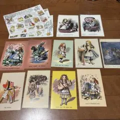 【新品未使用】不思議の国のアリス ポストカード
