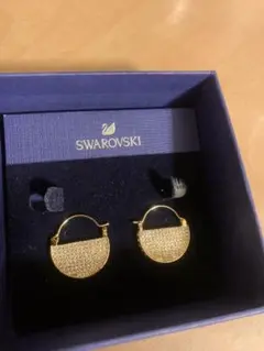 スワロフスキー ピアス ゴールド