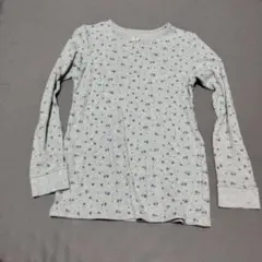 UNIQLO 花柄 Tシャツ 160サイズ グレー