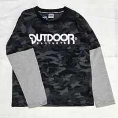 新品 未使用 アウトドアプロダクツ 長袖Tシャツ ロンT 男の子 迷彩150