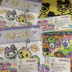 たまごっち1番くじ　E賞 あのころのハンドタオル まめっち