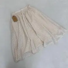 ⭐️ジエンポリアム⭐️ フレアスカート 新品タグ付 純白 デート服 モテコーデ