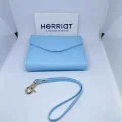 水色⭐️小銭入れ ストラップ付き 財布 コインケース