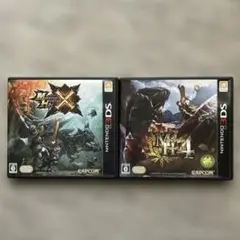3DS モンスターハンタークロス　モンスターハンター4 2点セット