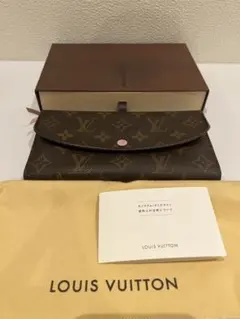 ルイヴィトン ポルトフォイユ エミリー モノグラム 財布 ピンク