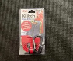 【未使用】クリッチ Klitch シューズクリップ 赤色　レッド