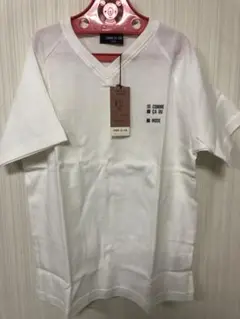 【お値下げ】COMME CA DU MODE ホワイト Vネック Tシャツ