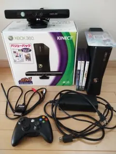 Xbox360本体+ kinect　ディズニーのゲーム付