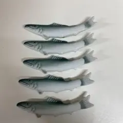 鮎　陶器箸置き　5個セット　8＊80
