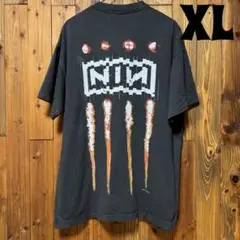 XL NineinchNails ビンテージ加工Tシャツ シュレッダー バンドt