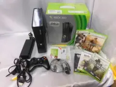 マイクロソフト XBOX 360 S 本体 箱付き + ソフト 5本 セット
