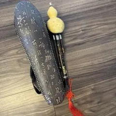 【新品・未使用】ひょうたん笛 フルス（葫芦丝）中国民族楽器 ケース付き