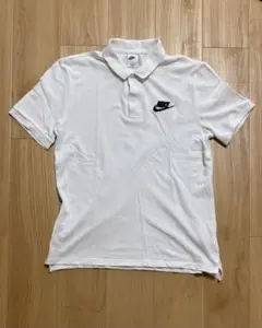 Nike ホワイト ポロシャツ Lサイズ