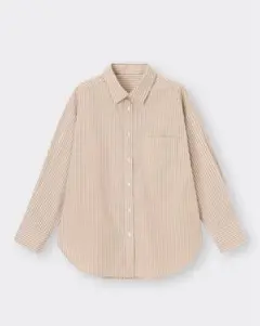 ストライプオーバーサイズシャツ　XL