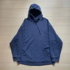 90s 00s OLD GAP リバースウィーブ 無地 フェード パーカー