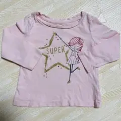 ベビーギャップ ピンク色トップス