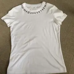 マルジェラ ナンバーTシャツ S ホワイト