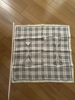 BURBERRY チェック柄ハンカチ 約50cm