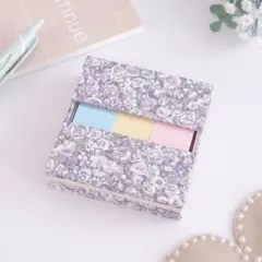 ポップアップ付箋ケース　チャイブ　 リバティ　ハンドメイド
