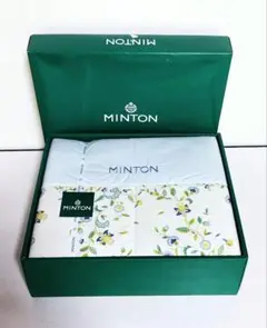 【未使用】　MINTON 花柄　羽毛肌掛け布団 　150✕210cm