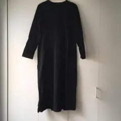 V ミズイロインド ドット柄ワンピース ロング コットン 水玉