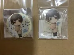 ヘタリア　日本　ミニアクリルスタンド　缶バッジ セット　森の音ミュージアム