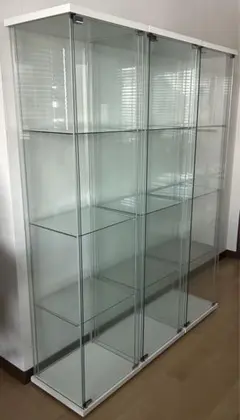 デトルフ　2台セット　［引取りのみ］ IKEA デトルフ 2台 『引取限定』ガラスショーケース - メルカリ