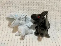 【新品】遊戯王 ゆるぎお～ ぬいぐるみ マスコット 青眼の白龍 真紅眼の黒竜