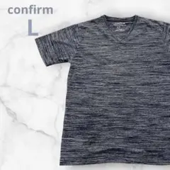 confirm Tシャツ ネイビー 杢ネイビー L