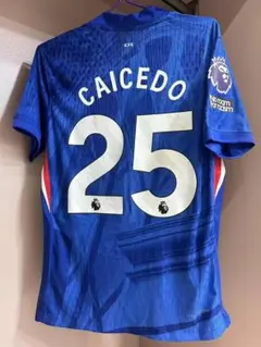 25-26 チェルシー ホーム サッカー ユニフォーム 25 ケセド Lサイズ