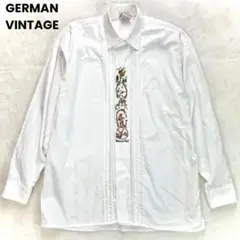 ドイツ製 Isar Trachten チロリアンシャツ XL ユーロビンテージ